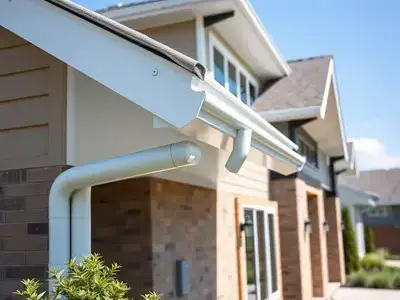Seamless gutter system installation