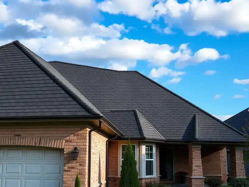 Beautiful residential roof installation by Duke Contracting